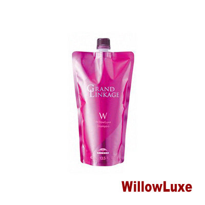 MILBON GRAND LINKAGE WillowLuxe Shampoo (refill/400ml) weight:440g