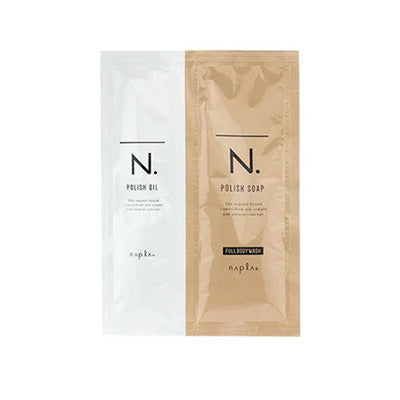 napla N. POLISH OIL (NET 5ml) weight:380g & POLISH SOAP  Trial set (NET 15ml) weight:30g